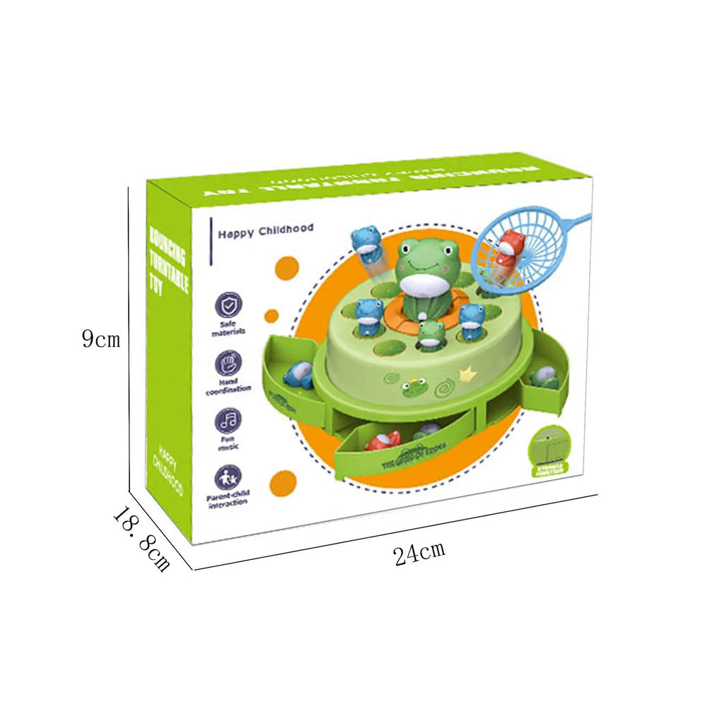 Frog Music Playset - Cheerful Frog Toy for Kids - Fun Musical Activity Set - Ideal for Early Learning and Development
