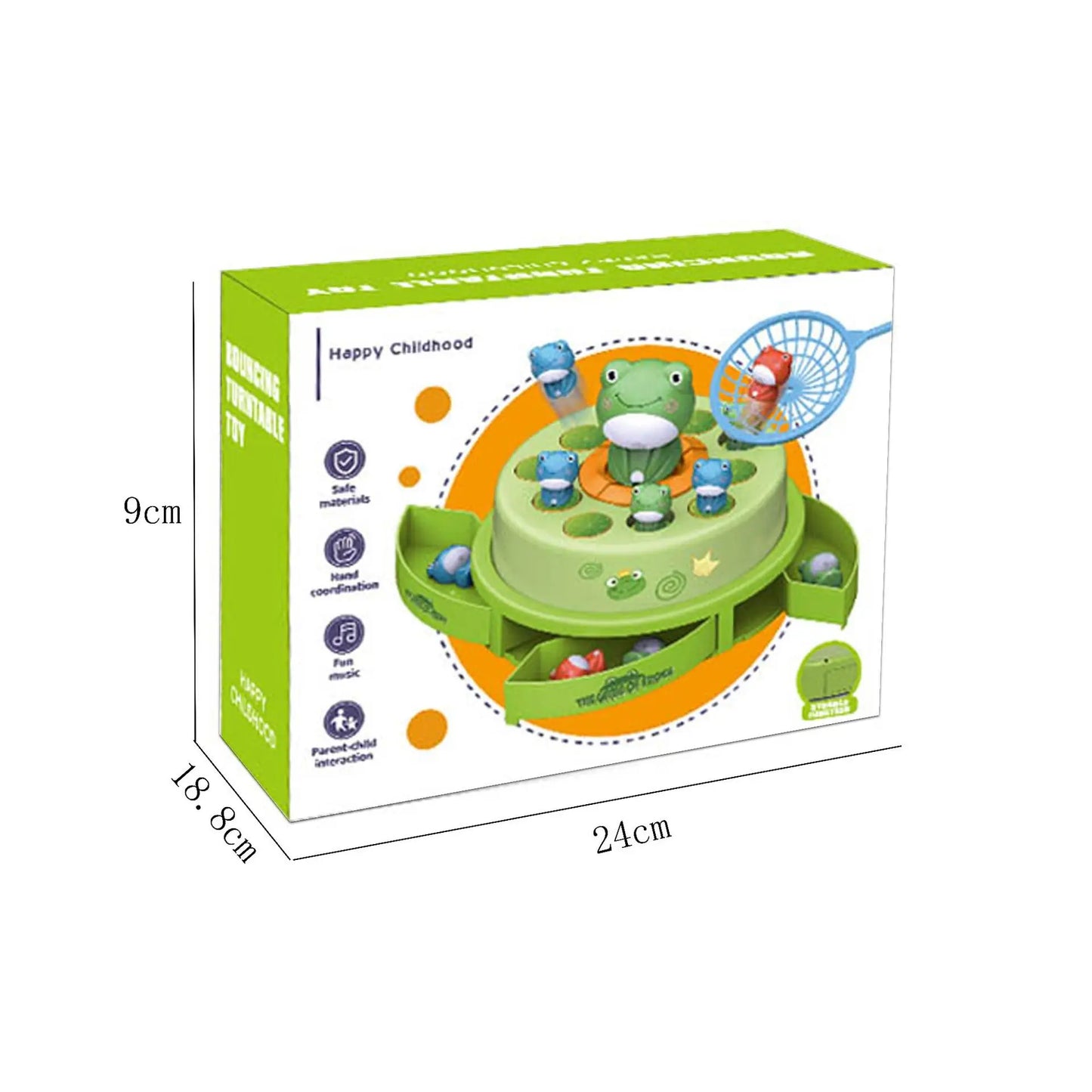 Frog Music Playset - Cheerful Frog Toy for Kids - Fun Musical Activity Set - Ideal for Early Learning and Development