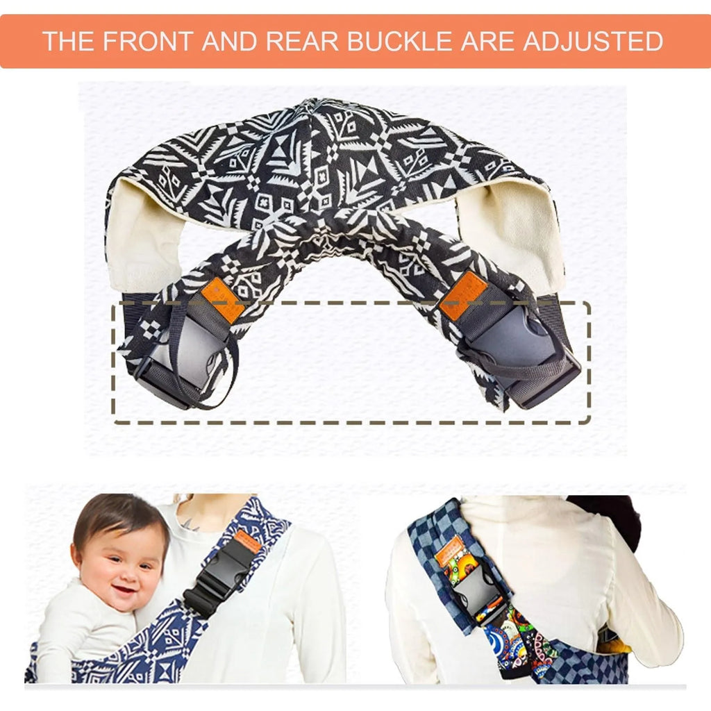 Adjustable Baby Sling Carrier | Ergonomic, Breathable & Lightweight for Parents on the Go