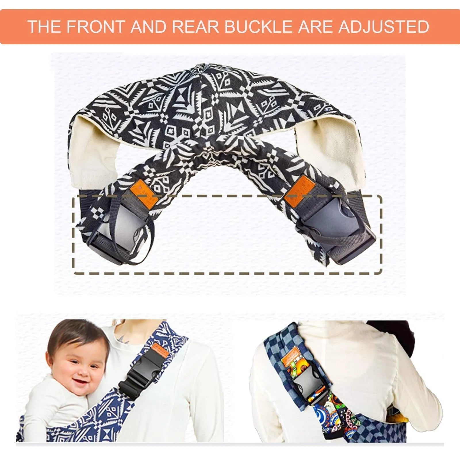 Adjustable Baby Sling Carrier | Ergonomic, Breathable & Lightweight for Parents on the Go