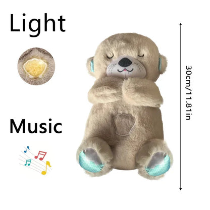 Sleepy Bedtime Breathing Otter Toy
