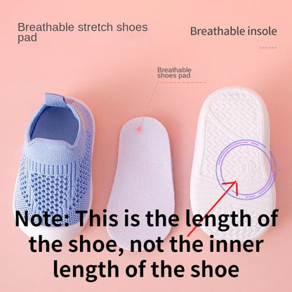 Confortable Toddler Shoes - Soft Slip-On Sneakers for First Walkers Childrens