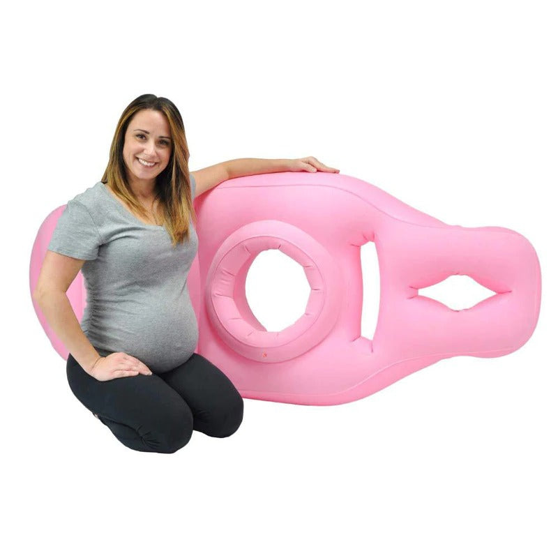 Inflatable Pregnancy Pillow | Ergonomic Support, Soft PVC Material & Ideal for Yoga, Maternity Comfort & Outdoor Use