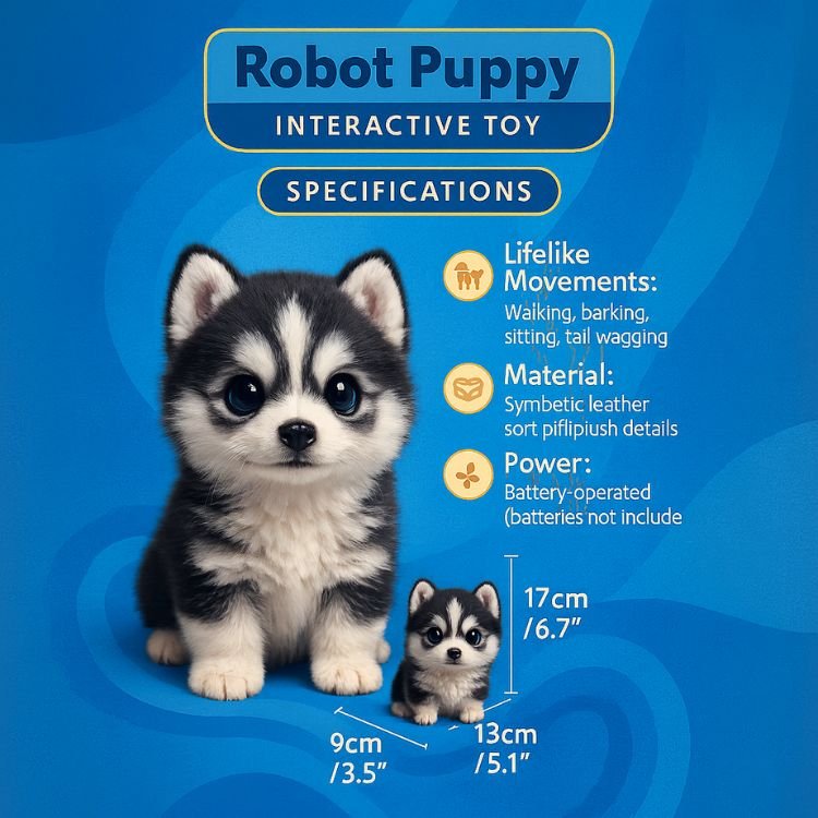 Little Live Pet Husky Puppy – Interactive Dog Toy That Walks & Makes Sounds | Perfect Gift for Kids