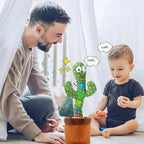 Interactive Dancing Cactus Toy | Repeats Words, Plays Music & Engages Children for Language Development and Fun