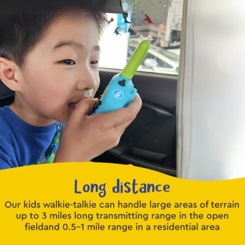 Kids Walkie Talkie Set (3-Piece) | Long Range, Clear Sound & User-Friendly for Indoor and Outdoor Adventures