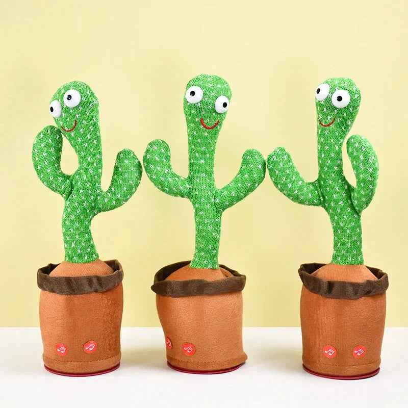 Interactive Dancing Cactus Toy | Repeats Words, Plays Music & Engages Children for Language Development and Fun