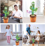 Interactive Dancing Cactus Toy | Repeats Words, Plays Music & Engages Children for Language Development and Fun