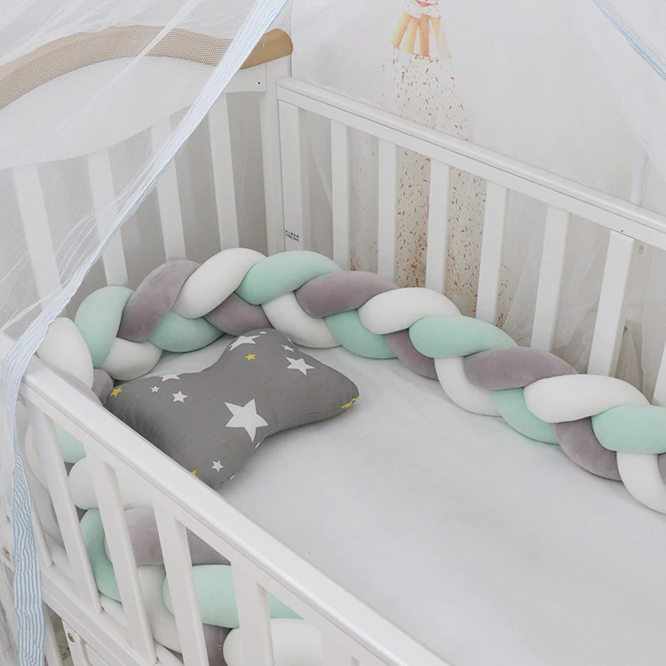 Airflow Cot Bumper Set - Cushioned Bumpers for Toddler Cribs & Beds