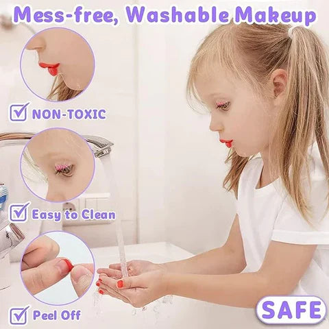 Princess Kids Makeup Set - Safe and Stylish Gifts for Little Glam Stars