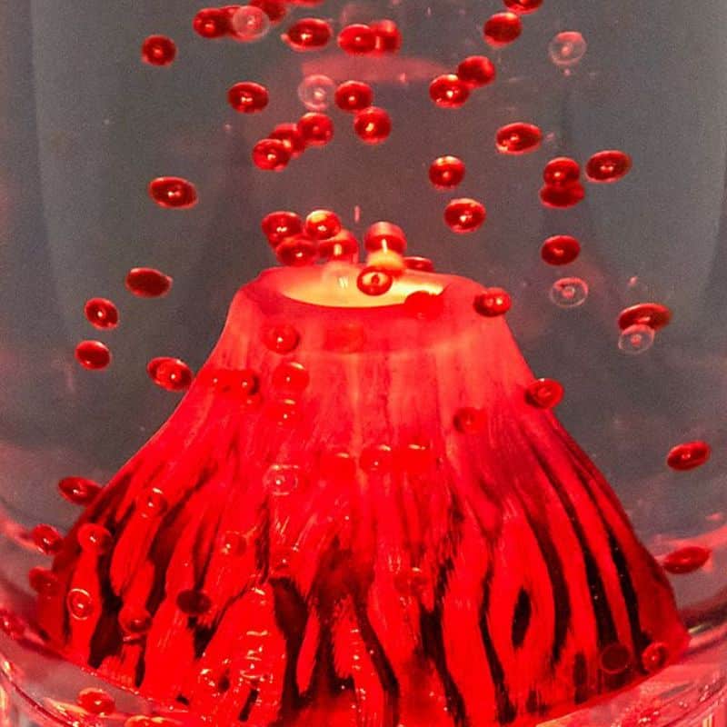 Volcano Lava Lamp – LED Volcano Lamp for Relaxing Ambient Lighting & Home Decor