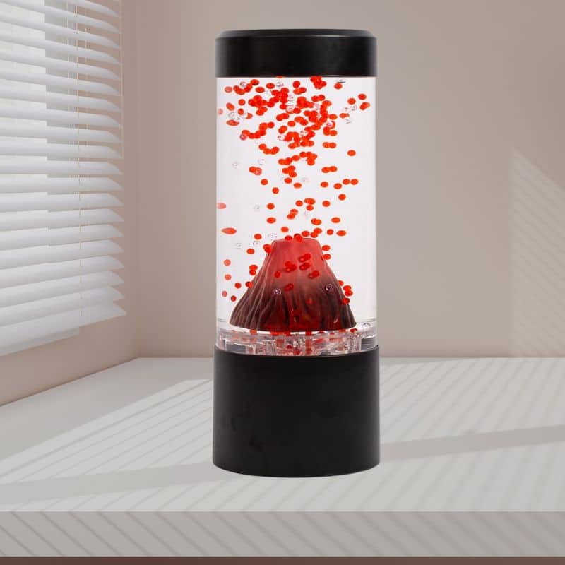 Volcano Lava Lamp – LED Volcano Lamp for Relaxing Ambient Lighting & Home Decor
