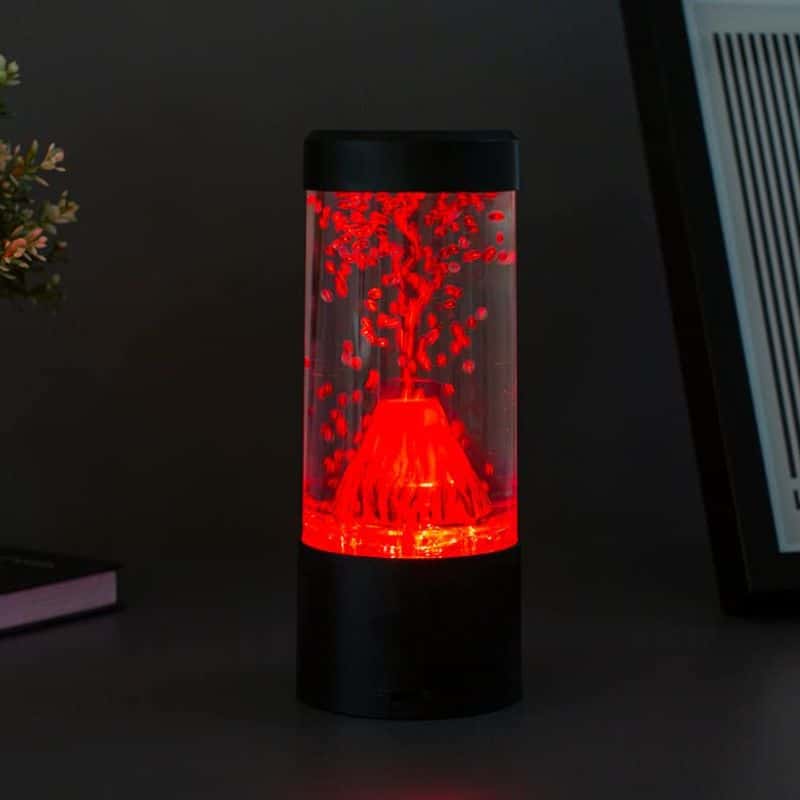 Volcano Lava Lamp – LED Volcano Lamp for Relaxing Ambient Lighting & Home Decor