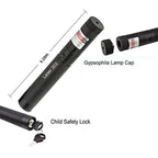 Long Range Green Laser Pointer | 5000 Metres High Power Tactical Flashlight for Outdoor Use