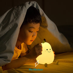 Childrens Pear Lamp Night Light Educational Toys 6 Years Old