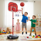 Adjustable Childrens Basketball Net Hoop Stand | Height Adjustable, Stable Base & Portable for Indoor and Outdoor Play