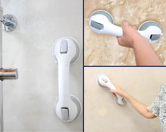 Suction Cup Bathroom Grab Bar for Safety and Stability in Showers and Bathtubs