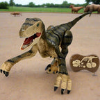 Remote Control Robot Dinosaur Toy for Kids - Interactive T-Rex with Sound and Light Features for Educational Play