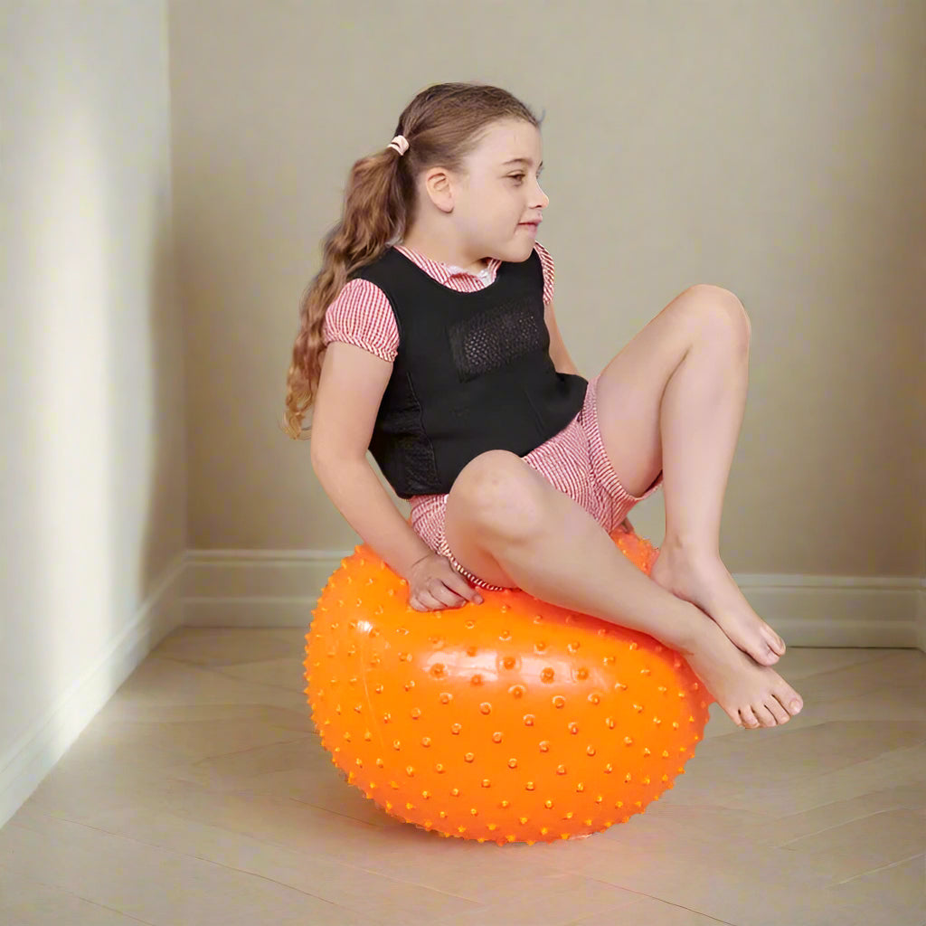 Therapeutic Sensory Gym Ball for Balance, Coordination, and Stress Relief - Ideal for Kids and Adults