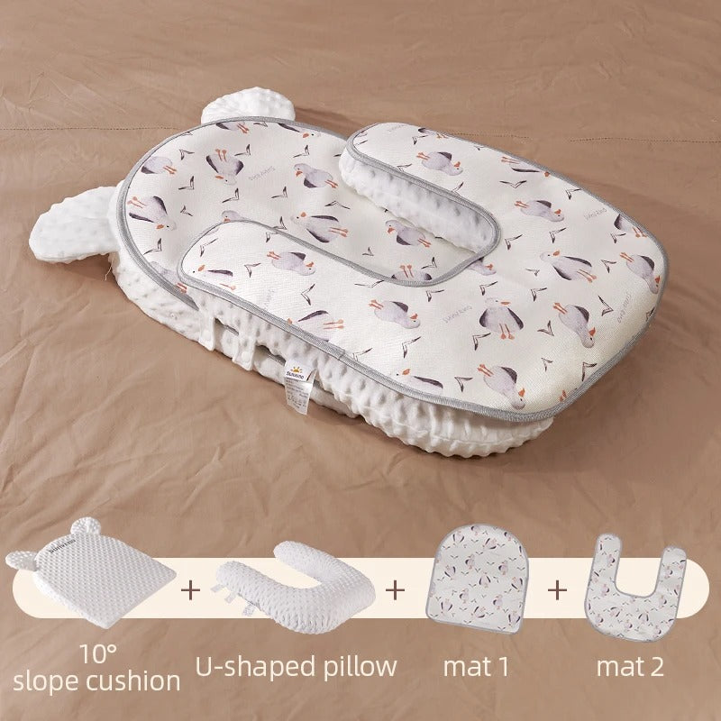 Newborn Reflux Pillow – Anti-Roll & Sleep Support for Babies