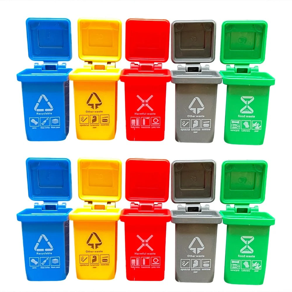 10pcs Kids Garbage Classification Toy Trash