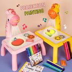Creative Drawing Desk with Projector | Safe, Compact & Ideal for Kids' Creative Play and Skill Development