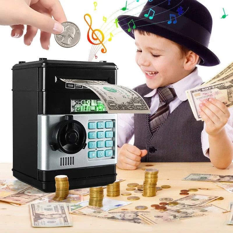 Kids' Electronic Toy Safe | Interactive, Durable & Teaches Financial Responsibility for Fun Learning