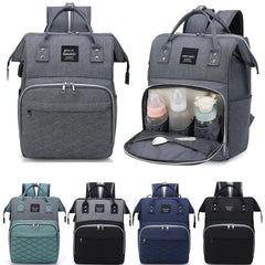 Stylish Nappy Changing Bag Baby - Ultimate Mommy Backpack for On-the-Go Parents