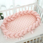 Cozy Baby Pod – Baby Nest Knit Moses Basket for Newborns in Soft Cotton