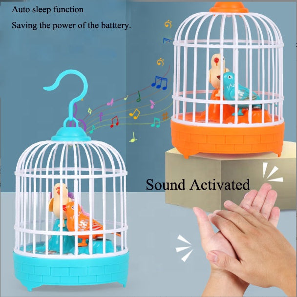 Talking Bird Cage Toy for Kids | Interactive, USB Rechargeable & Perfect for Imaginative Play and Sensory Development
