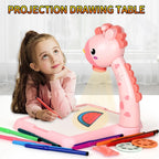 Creative Drawing Desk with Projector | Safe, Compact & Ideal for Kids' Creative Play and Skill Development