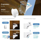 Magnetic Cupboard Locks for Child Safety – Easy-to-Use Baby Proofing Locks for Drawers & Cabinets