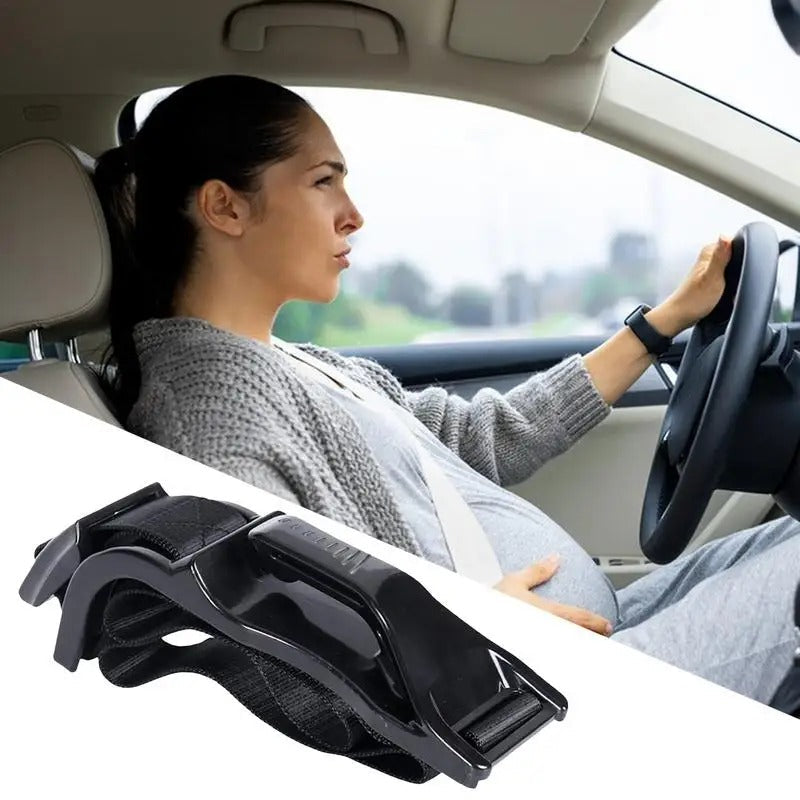Pregnancy Seat Belt | Comfortable & Adjustable Car Safety Belt for Pregnant Women (Mimi Style)