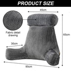 In-Bed Pillow with Arms | Comfortable Bed Pillow for Sitting Up | Support for Reading and Relaxing