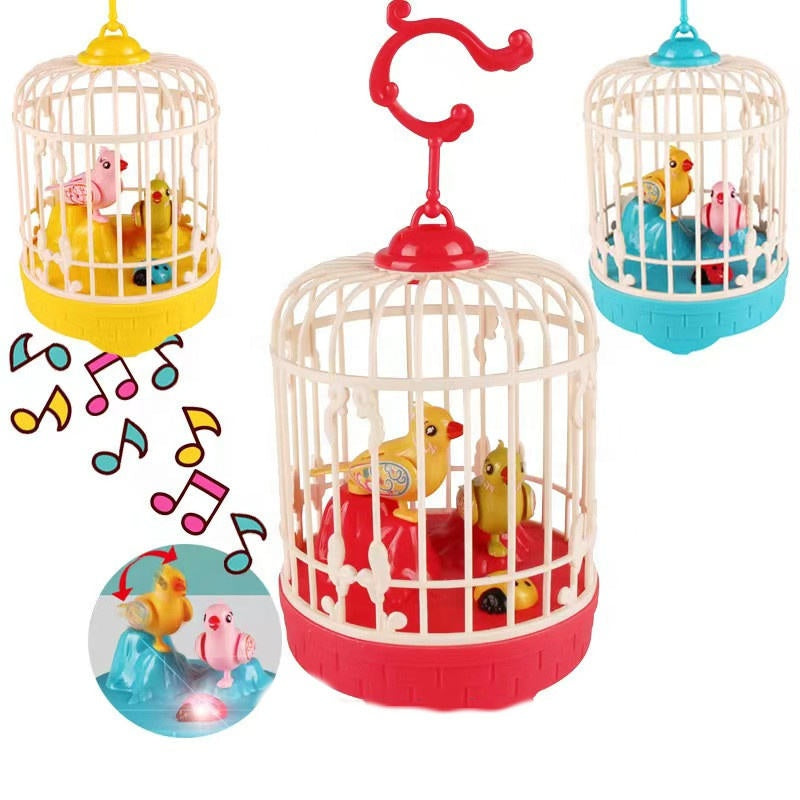 Talking Bird Cage Toy for Kids | Interactive, USB Rechargeable & Perfect for Imaginative Play and Sensory Development