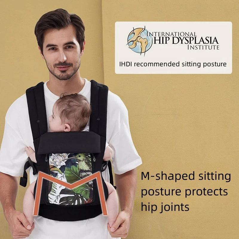 Baby Carrier for Newborns - Easy and Comfortable Infant Harness for Parents on the Go