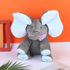WhimsyPaw™ | Interactive Plush Elephant Toy for Kids | Soft Cuddly Stuffed Animal for Playtime & Comfort