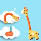 Interactive Giraffe Bath Toy | Water Spraying, Colorful Lights & Educational Fun for Kids' Bath Time