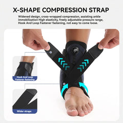 Adjustable Ankle Support | Foot Support for Walking and Strap Aid for Plantar Fasciitis Relief