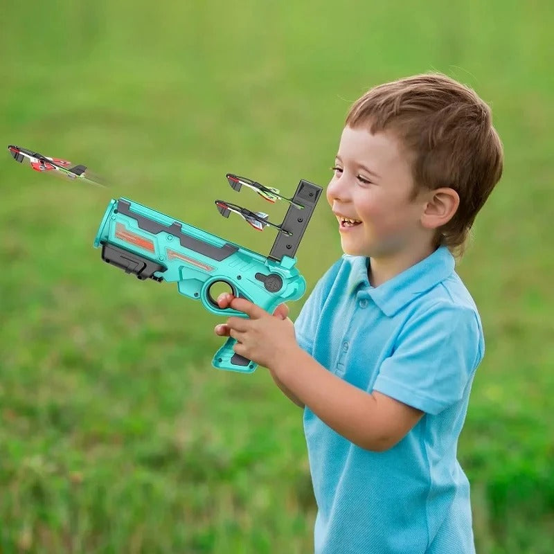 SkyGlider Launcher | Eco-Friendly, Safe & Fun Toy for All Ages, Perfect for Outdoor Adventures and Family Game Nights