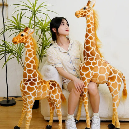 Giant Giraffe Plush Toy - Soft & Adorable 120cm Stuffed Animal for Kids
