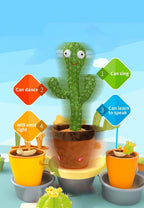 Cactopia™ | Sound-Reacting Dancing Cactus Toy | Interactive Musical Plant for Kids & Home Decor