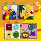 Montessori Sensory Giraffe Story Book | Interactive, Travel-Friendly & Ideal for Early Learning and Fine Motor Skill Development