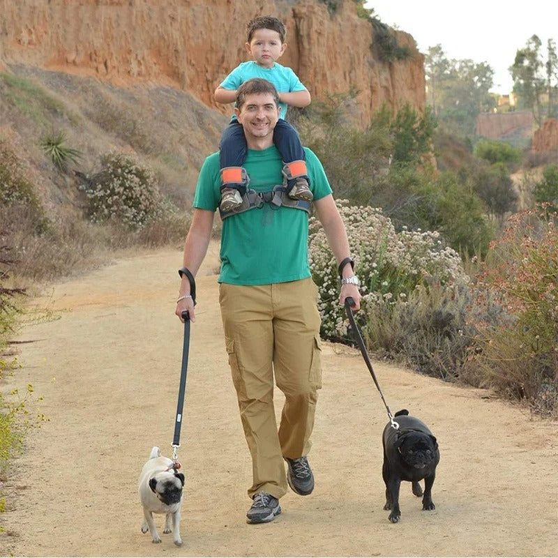 Ergonomic Shoulder Backpack Carrier for Toddlers | Lightweight Hands-Free Hiking Seat with 360° Panoramic View and Dual-Safety Ankle Straps