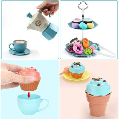 Kids' Kitchen Playset | Durable ABS Material, Educational & Imaginative Role Play for Young Chefs