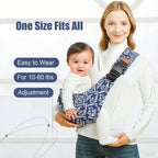 Ultra-Soft Cotton Baby Wrap | Maximum Comfort & Soothing Breathable Fabric for Effortless Hands-Free Bonding and Better Sleep