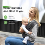 Ultra-Soft Cotton Newborn Baby Sling | 100% Breathable Cotton Ergonomic Carrier with Hands-Free Support and Certified Safety Standards