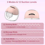Portable Wearable Breast Pump -  Hands-Free