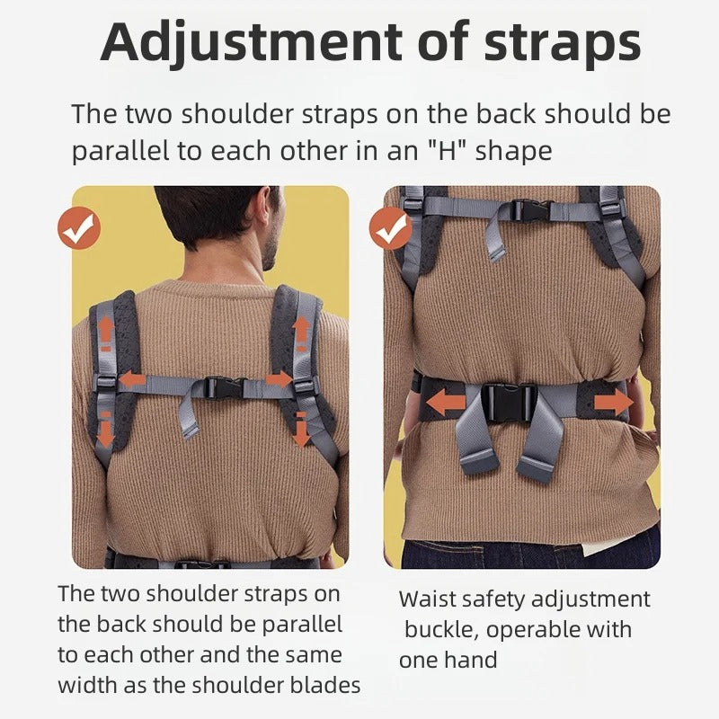 Baby Carrier for Newborns - Easy and Comfortable Infant Harness for Parents on the Go