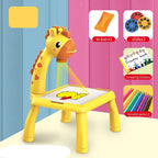Creative Drawing Desk with Projector | Safe, Compact & Ideal for Kids' Creative Play and Skill Development